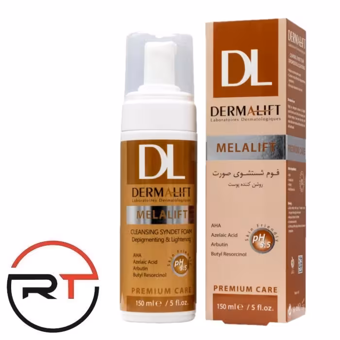 فوم شستشوی صورت روشن کننده پوست ملالیفت درمالیفت