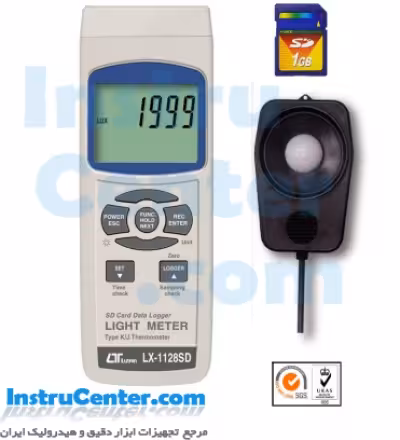 نورسنج دیجیتال ساخت کمپانی لوترون دارای کارت حافظه مدل LX-1128SD