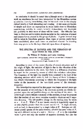 خرید و دانلود نسخه کامل کتاب The Spectra of Isotopes and the Vibration of Electrons in the Atom