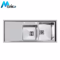 سینک اخوان کد 600 توکار دو لگنه