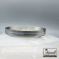 دستبند استیل اسپرت زنانه و مردانه رنگ ثابت|14040592