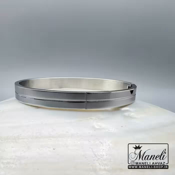 دستبند استیل اسپرت زنانه و مردانه رنگ ثابت|14040592