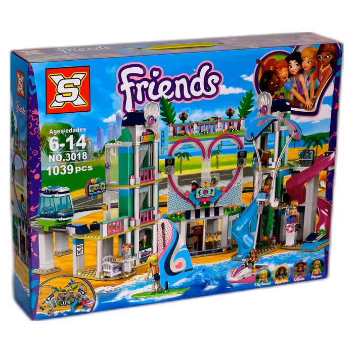 لگو پارک آبی دریاچه قلب