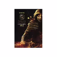 تابلو متال پوستر سایز a4 طرح Mortal Kombat