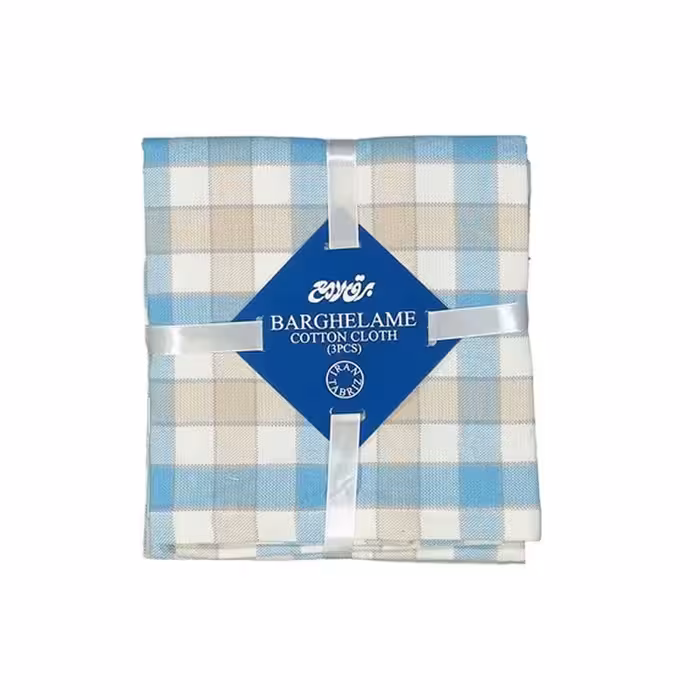 دستمال آشپزخانه برق لامع مدل مربع کد B1-57 مجموعه 3 عددی | کالا مکس