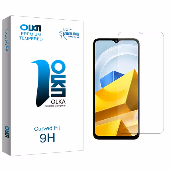 محافظ صفحه نمایش کولینگ مدل Olka مناسب برای گوشی موبایل شیائومی Poco M5