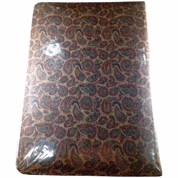 کلاسور پارچه ای 100 برگ طرح پارچه سنتی
