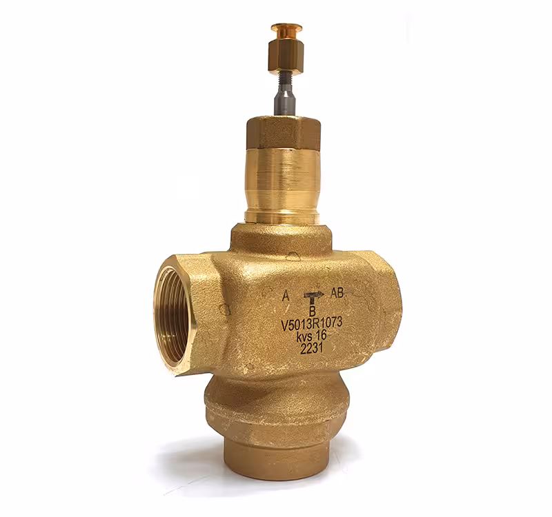 شیر سه راهه کنترلی برنجی هانیول مدل V5013