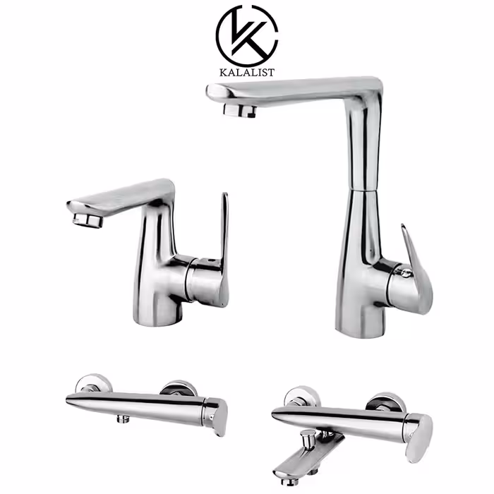 شیرآلات ست راسان مدل رابیت کروم