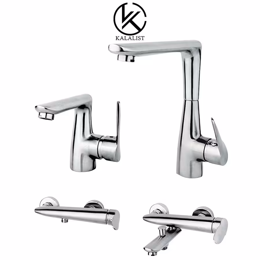 شیرآلات ست راسان مدل رابیت کروم