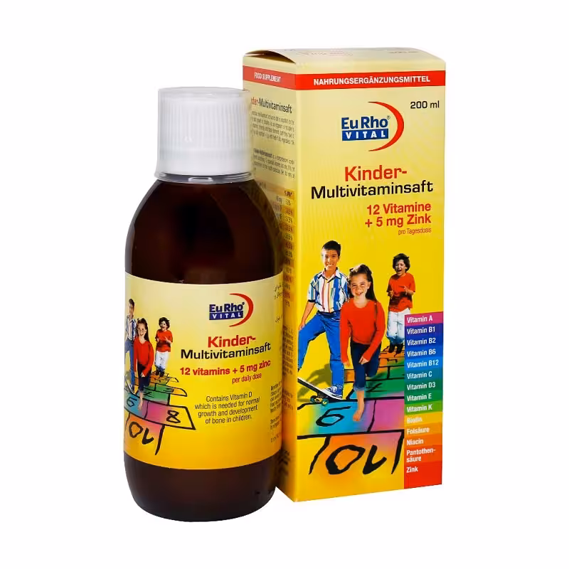 شربت کیندر مولتی ویتامین یوروویتال