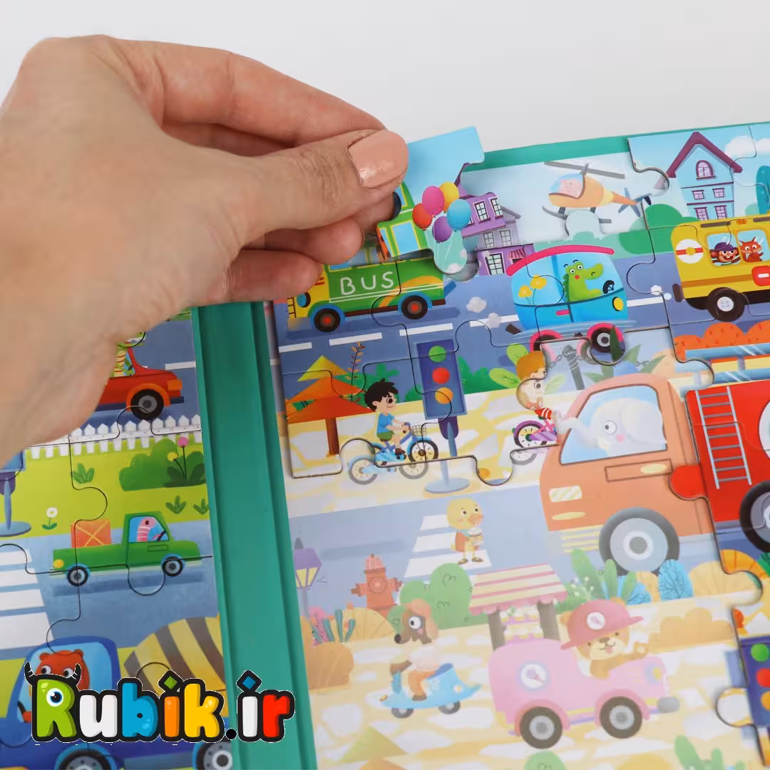 پازل کتابی مگنتی (کتاب مگنتی سه برگی FL483)