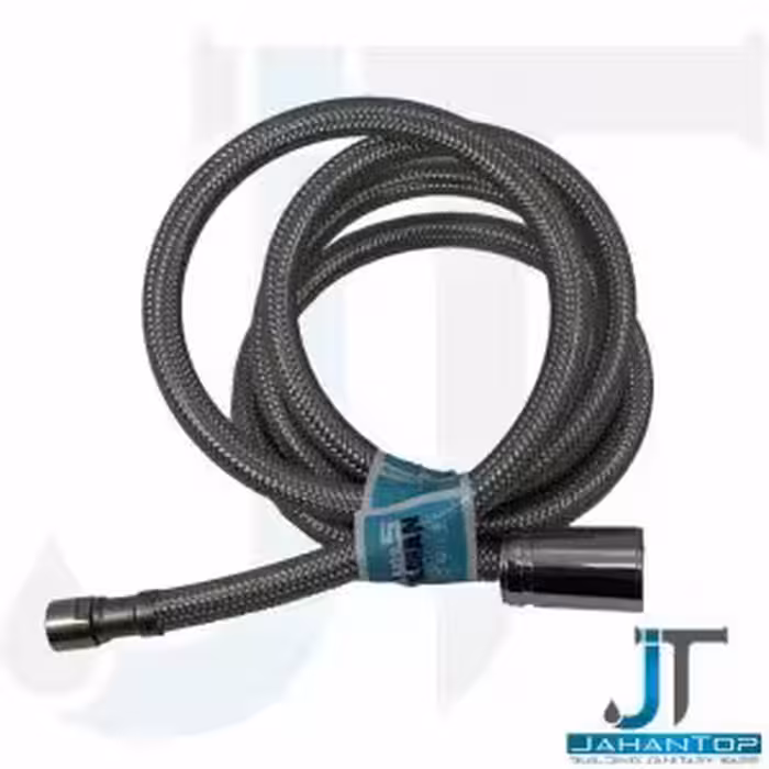 شیلنگ شیر ظرفشویی شاوری حصیری استیل کونیک بلند قهرمان(مهره) 150سانت کهن