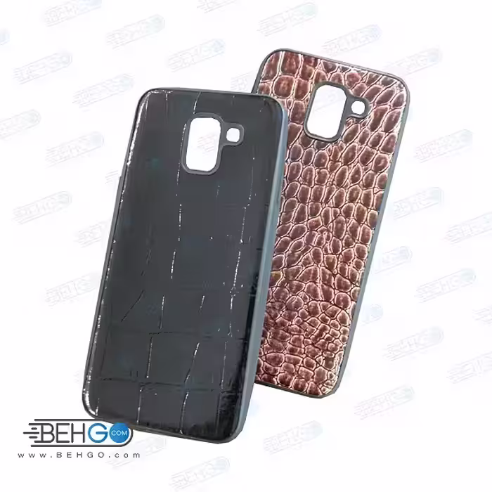 قاب محافظ طرح چرمی سامسونگ جی J6