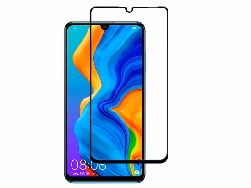 گلس فول P30 Lite مشکی