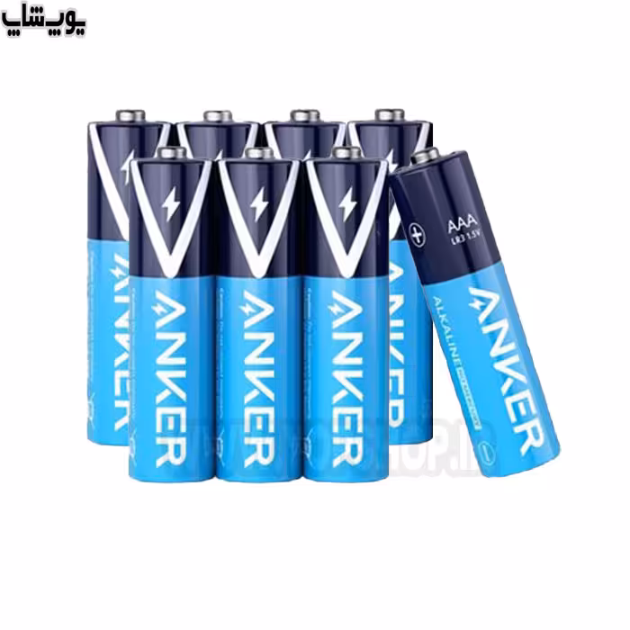 پک 8 عددی باتری نیم قلمی آلکالاین انکر مدل AAA B1820