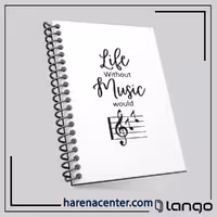 دفتر نوت موسیقی کد 1 برند لانگو