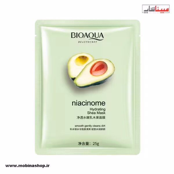 ماسک ورقه ای آووکادو نیاسینوم بیوآکوا
