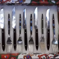 سرویس کارد و چنگال زنجان دسته کاوچی