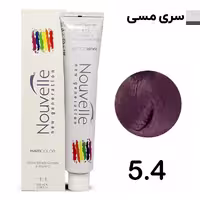 رنگ مو نوول قهوه ای خیلی تیره مسی شماره 5.4