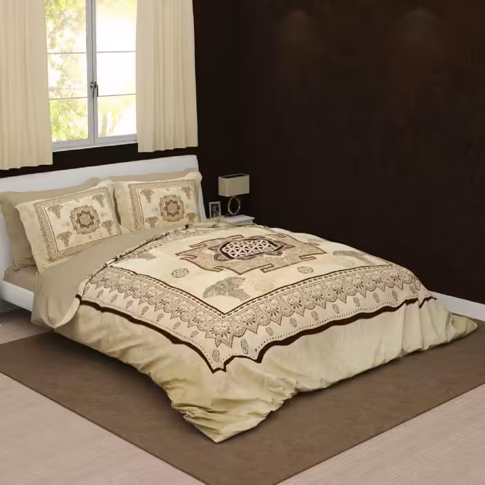 سرویس لحاف روتختی ترکسان کد D154 دو نفره 6 تکه