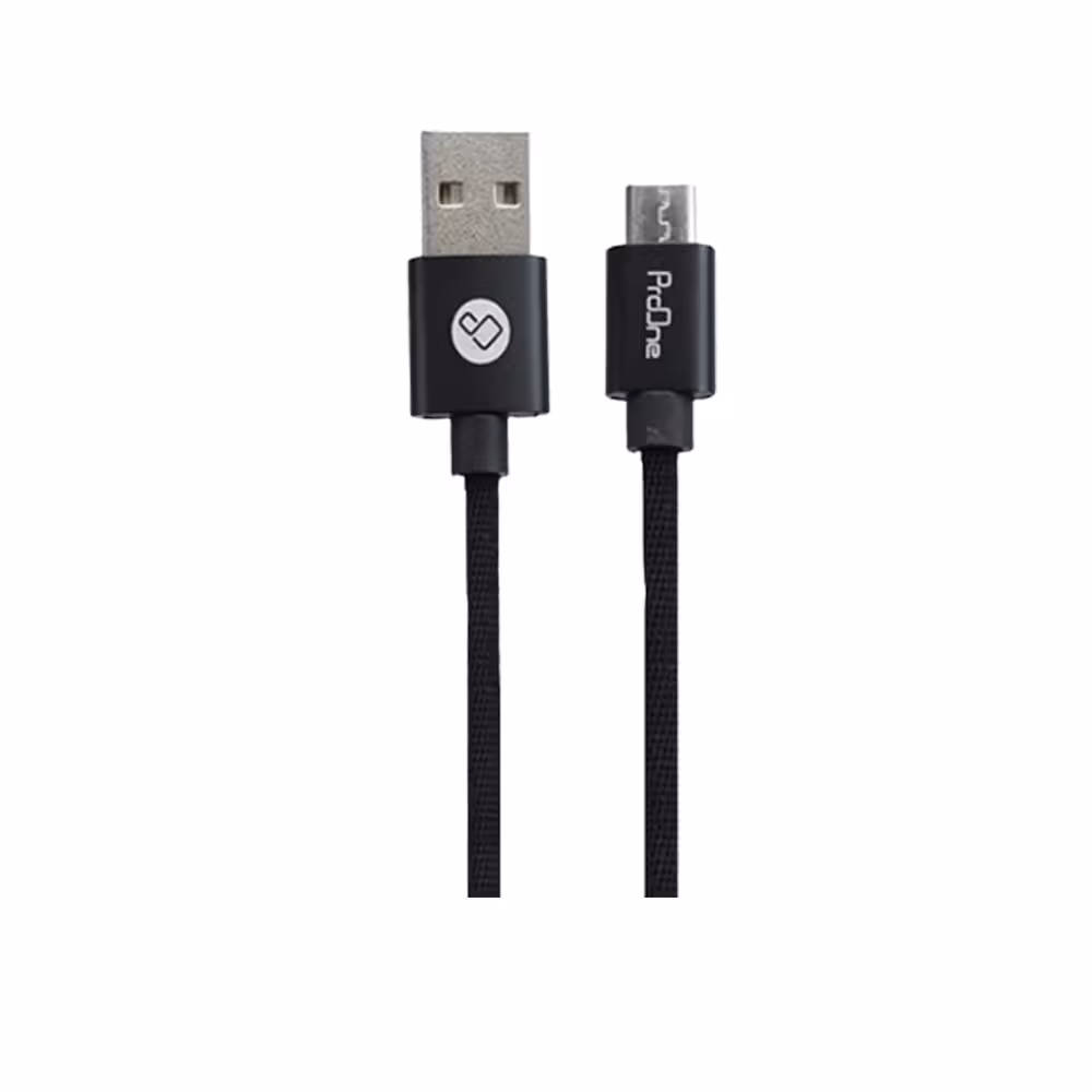 کابل تبدیل USB به microUSB پرووان مدل PCC125 طول 20 سانتی متر