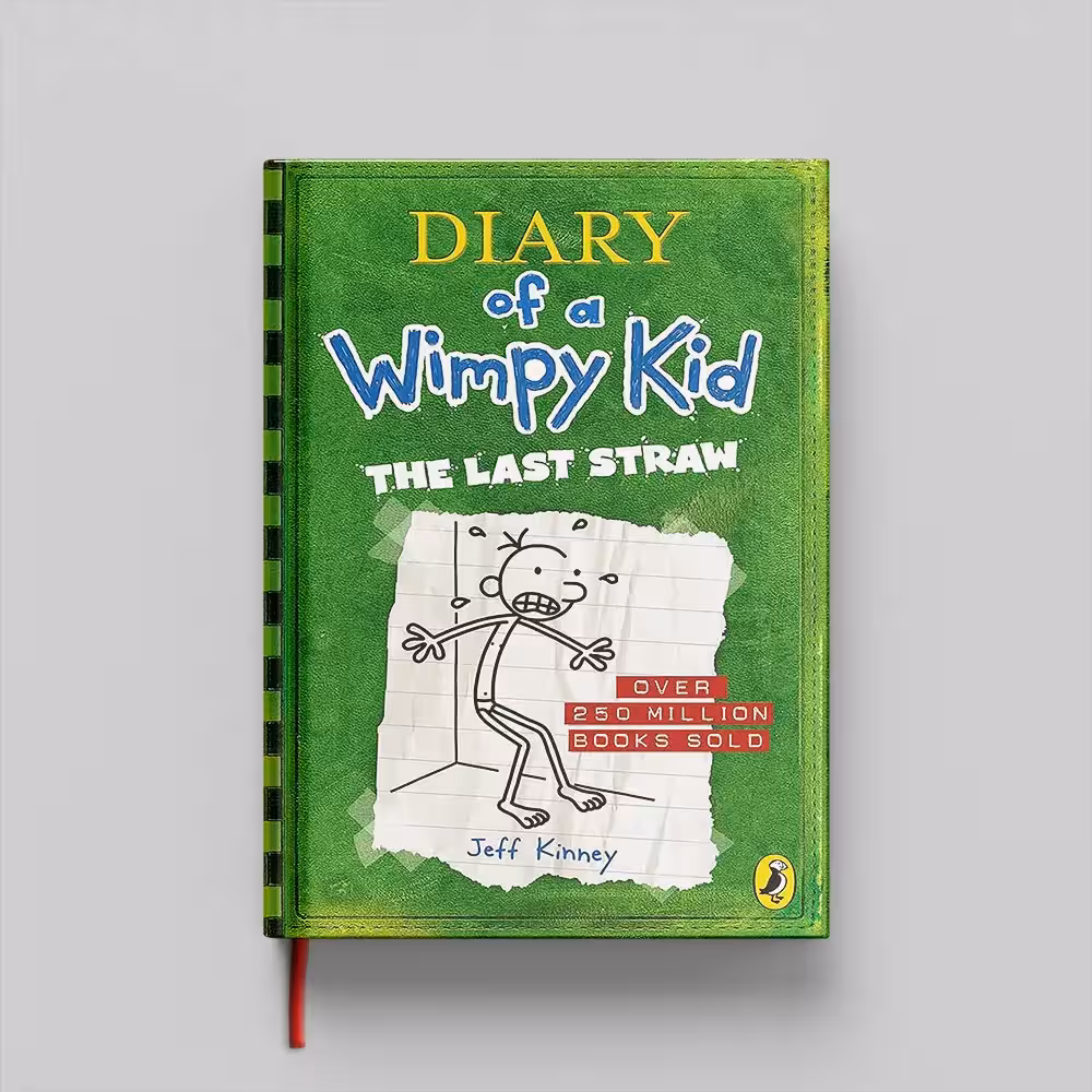 کتاب Diary Of A Wimpy Kid the last straw جلد سخت (HARDCOVER)