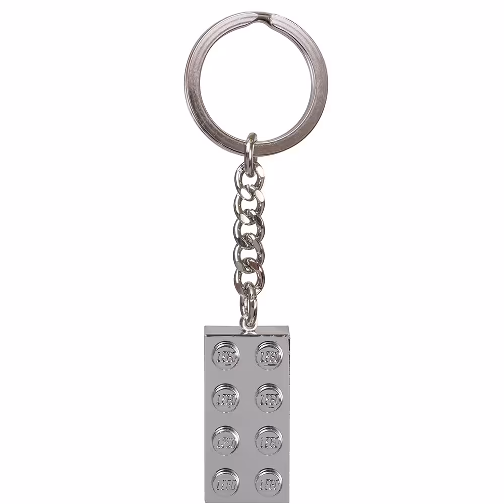 جاکلیدی لگو مدل آجر نقره‌ای