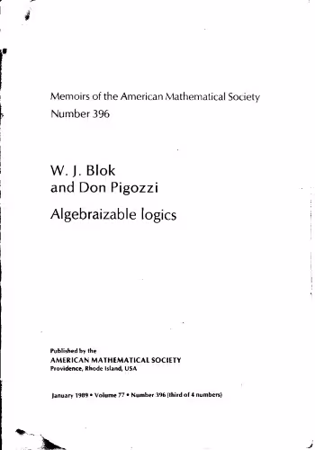 خرید و دانلود نسخه کامل کتاب Algebraizable logics