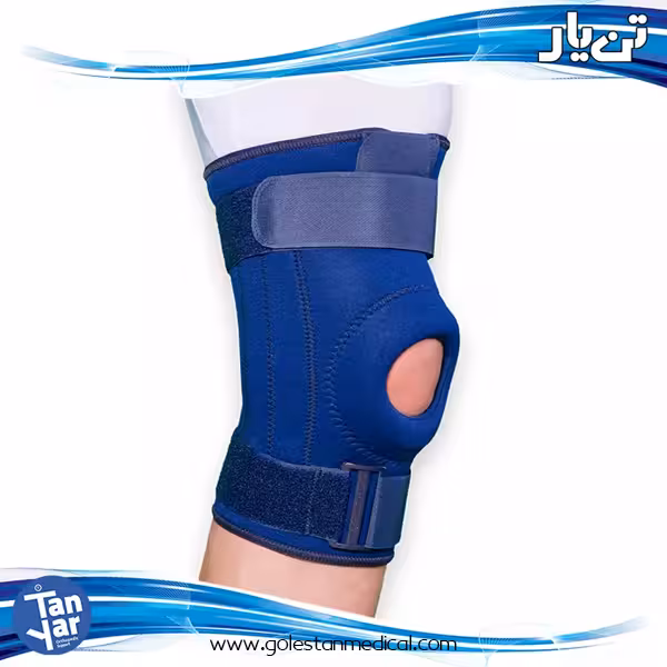 زانوبند چهار فنره نئوپرن تن یار مدل 5021