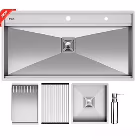 سینک دست ساز میکس پلاس مدل D104