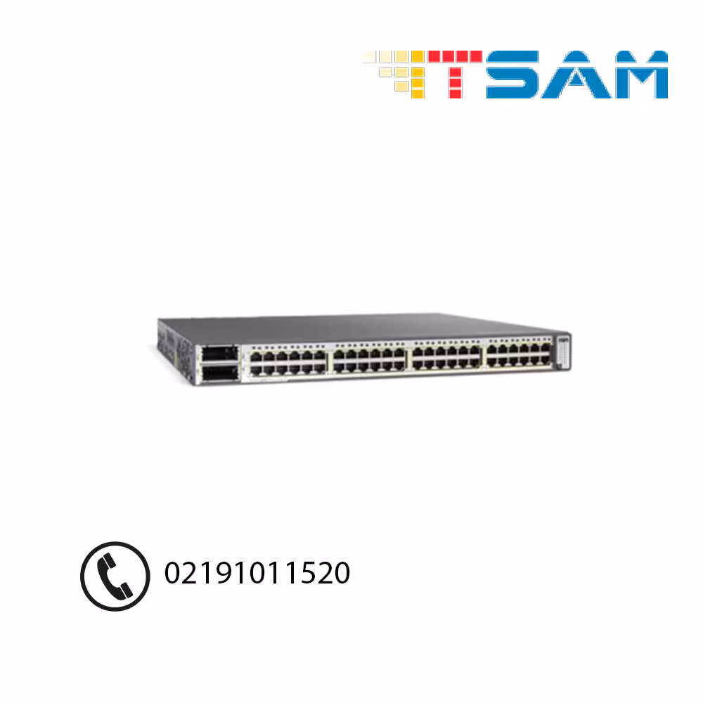سوئیچ شبکه سیسکو 48 پورت WS-C3750E-48PD-E