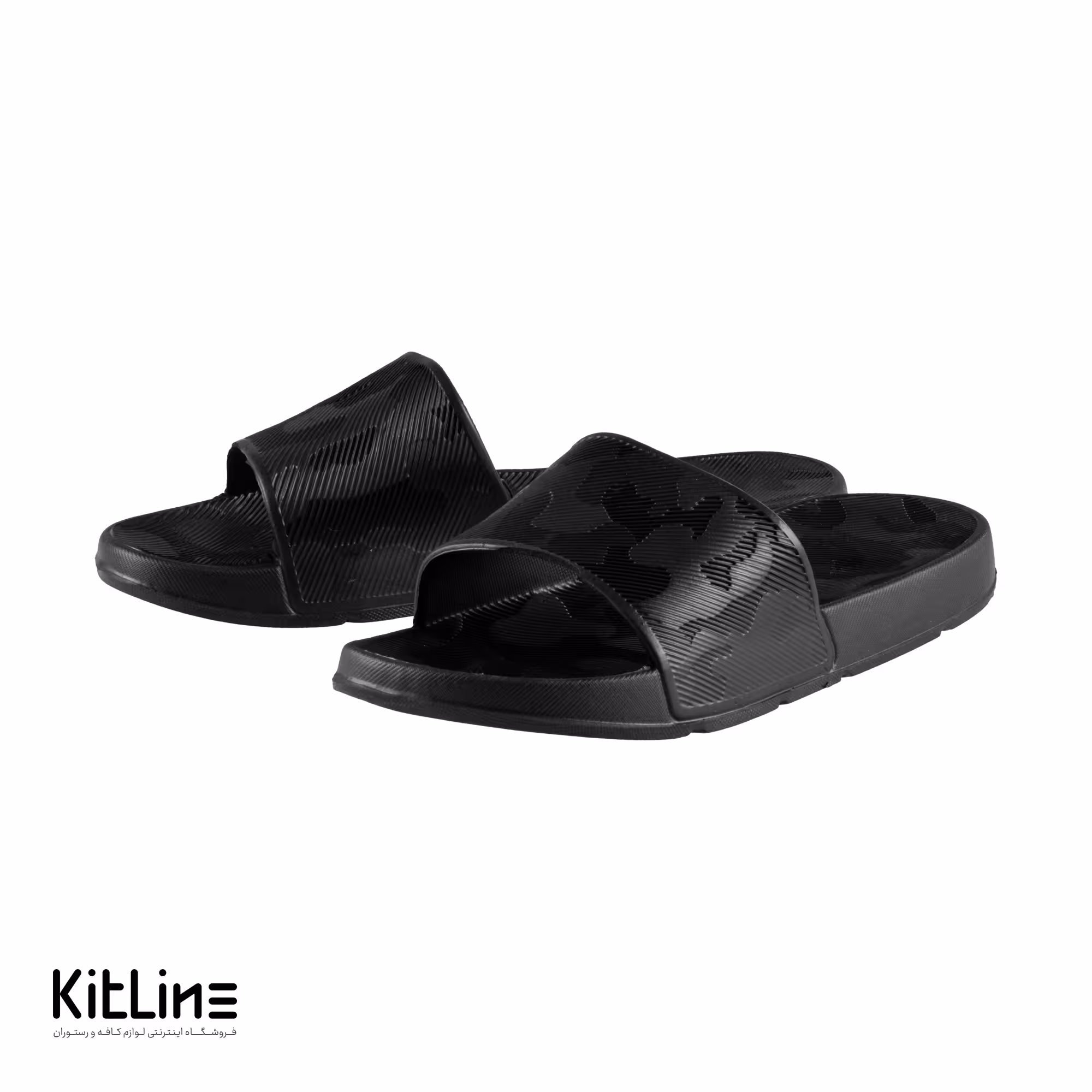 دمپایی زنانه پلاستیکی مشکی رنگ الوان نیکتا مدل L -246-S