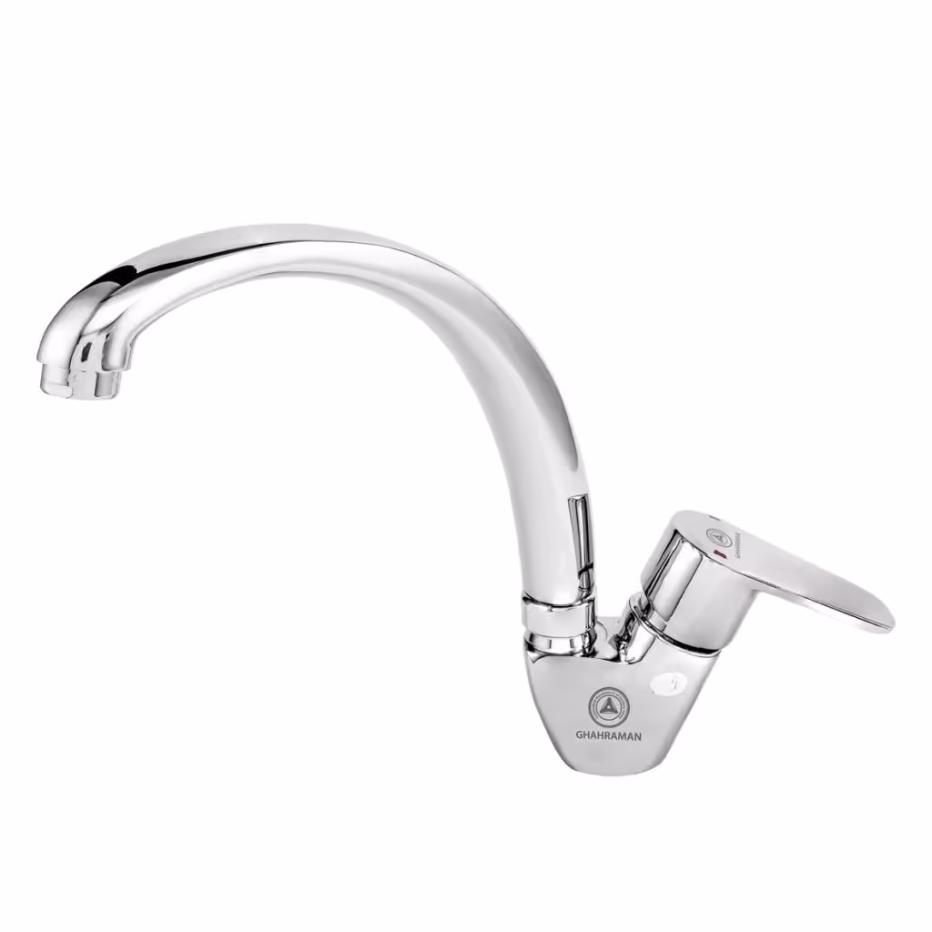 شیر ظرفشویی قهرمان مدل سهند کروم