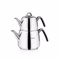 کتری و قوری مدل A197 ورتکس کرکماز / KORKMAZ VERTEX A197 KETTLE AND TEAPOT