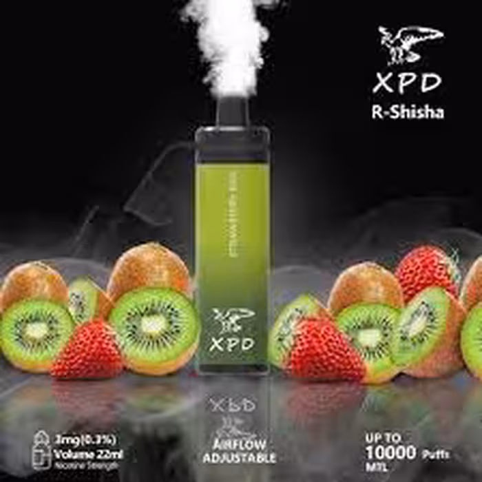پاد یکبار مصرف 10000 پاف XPD bar توت فرنگی کیوی