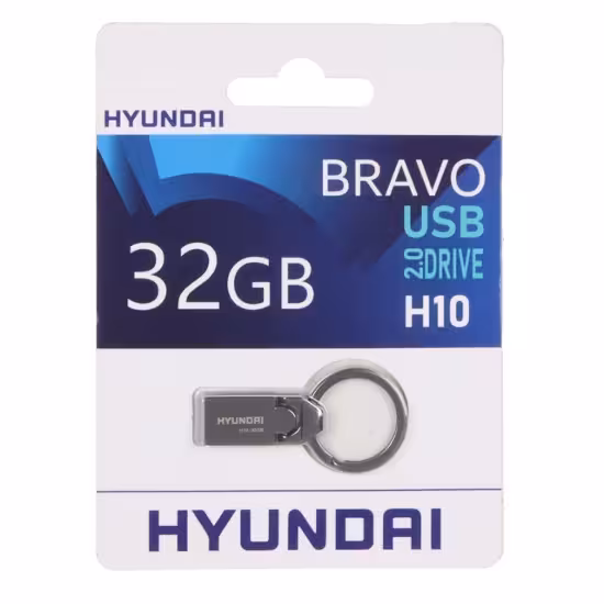 فلش مموری هیوندای مدل Bravo H10 USB 2.0 ظرفیت 32 گیگابایت