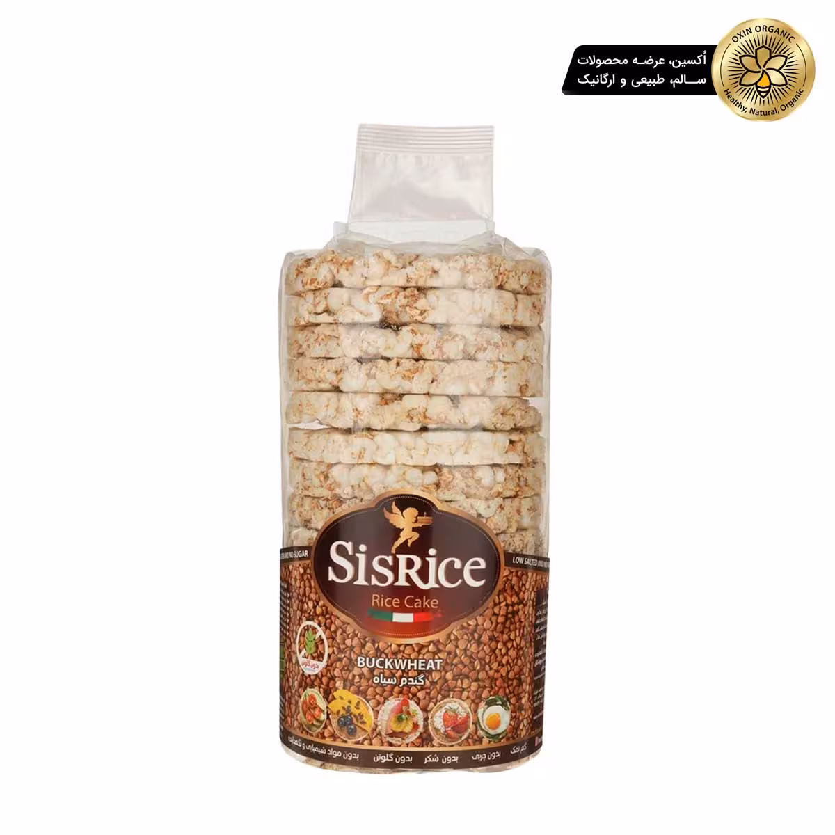 رایس کیک گندم سیاه سیس رایسSis Rice buckwheat rice cake