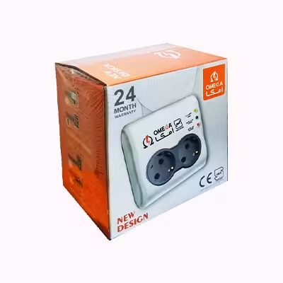 محافظ برق یخچال امگا 2 خانه مدل P2100 دیواری