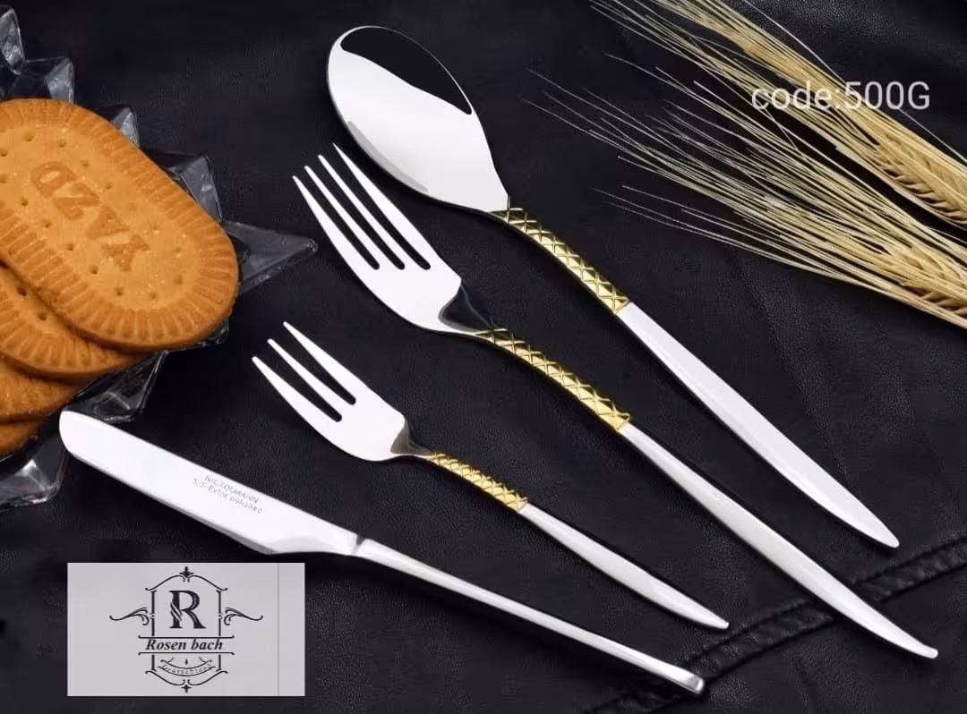 سرویس قاشق چنگال 161 پارچه رزنباخ مدل 500g