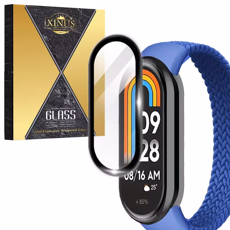 محافظ صفحه نمایش ژینوس مدل XWPM مناسب برای ساعت هوشمند شیائومی Mi Band 9