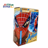 پازل دایره ای 20 تکه آتنا طرح مرد عنکبوتی (بهمراه استیکر و پیکسل)Athena