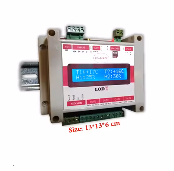 کنترل پیامکی 4 کاناله تایمردار با نمایشگر LG4412ML