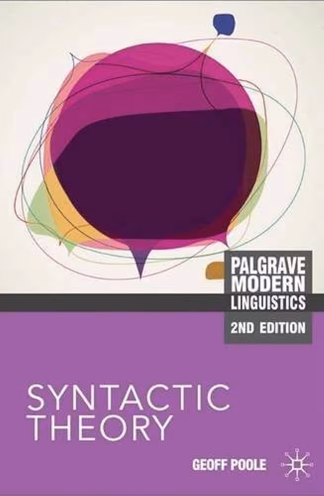 کتاب Syntactic Theory Palgrave Modern Linguistics