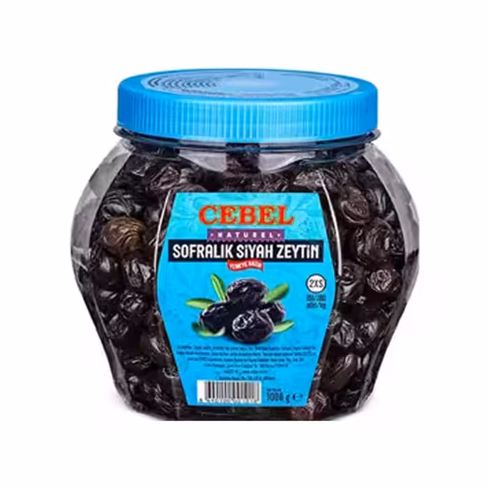 زیتون سیاه دانه متوسط جبل 1000 گرم Cebel