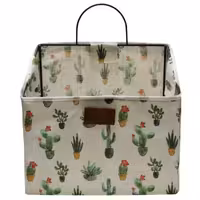 رانگر باکس فلزی آویز ذوزنقه 15*30 طرح کاکتوس