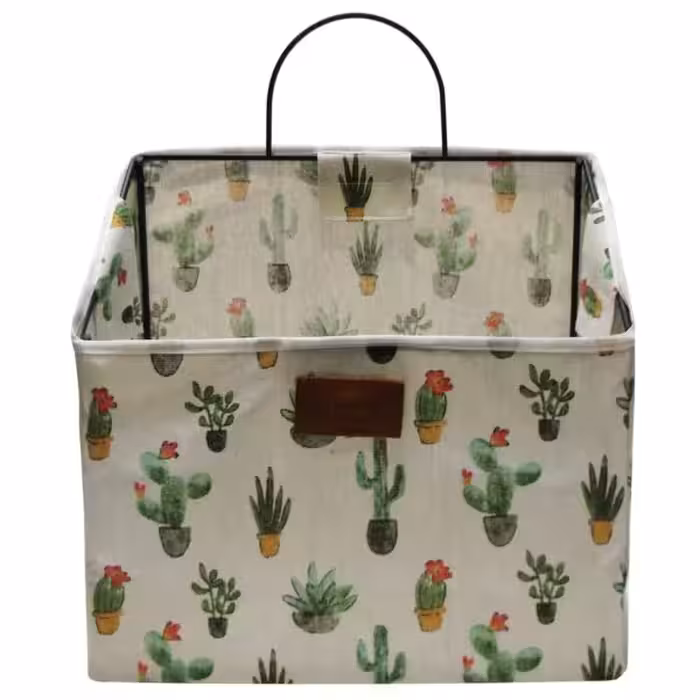 رانگر باکس فلزی آویز ذوزنقه 15*30 طرح کاکتوس