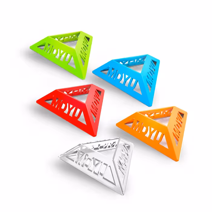 پک 5 تایی پایه روبیک مویو (سبز،قرمز،آبی،نارنجی،شفاف)