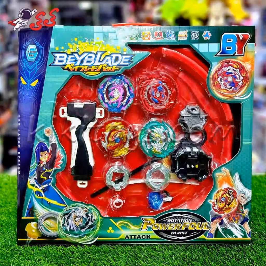 فرفره انفجاری بی بلید قهرمانان اسباب بازی 4 عددی BEYBLADE