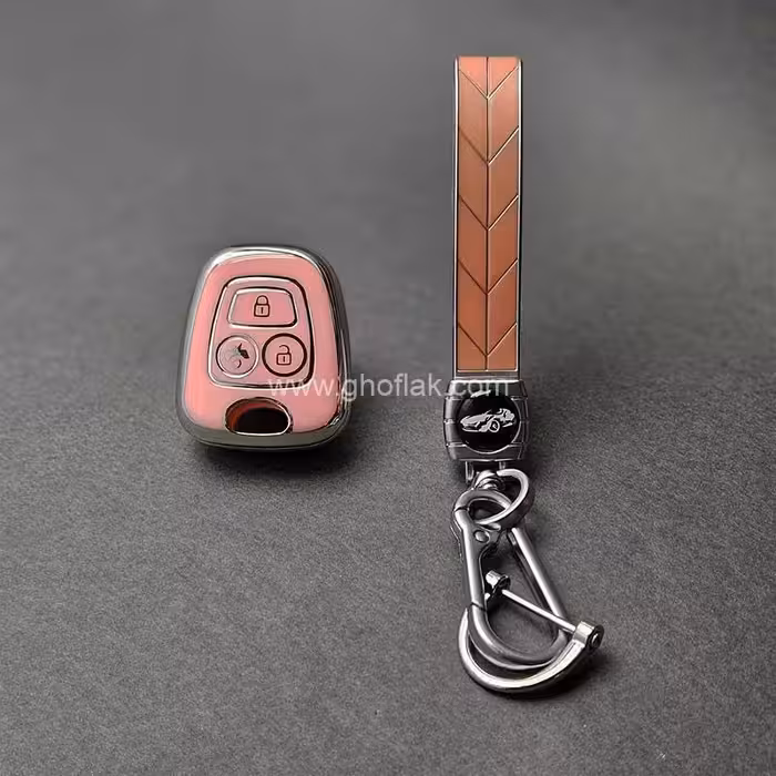 کاور ریموت سایپا (پراید و تیبا و کوییک) طرح براق با بند ست